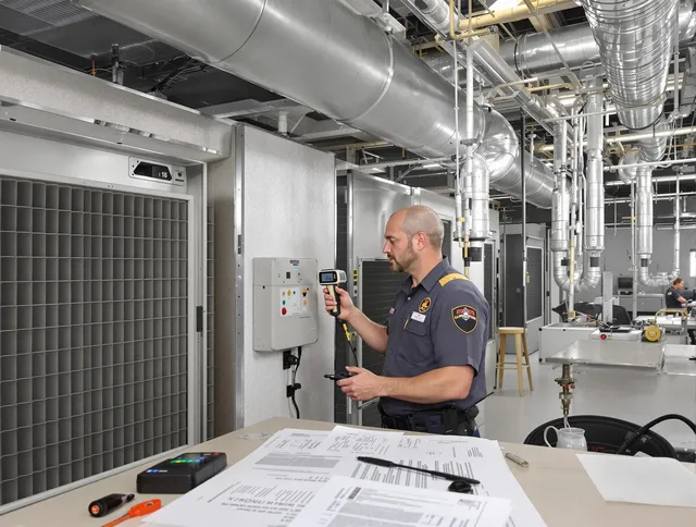 Professional filter system inspection by Ipswich Air Duct Cleaning in Ipswich