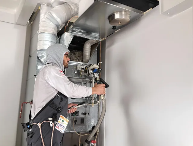 Expert furnace duct cleaning by Ipswich Air Duct Cleaning in Ipswich