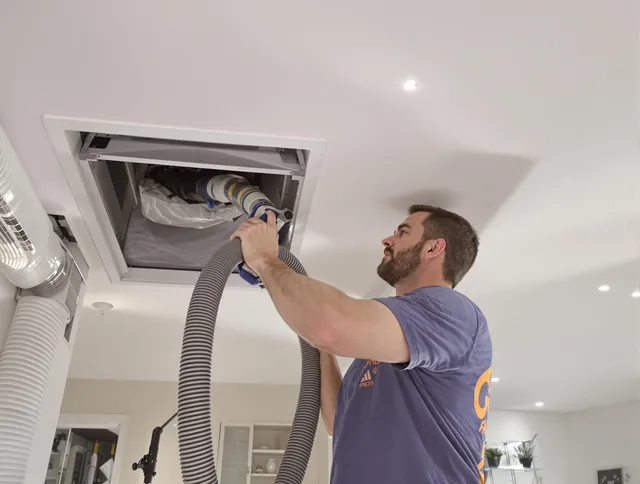 Precision indoor duct cleaning by Ipswich Air Duct Cleaning in Ipswich