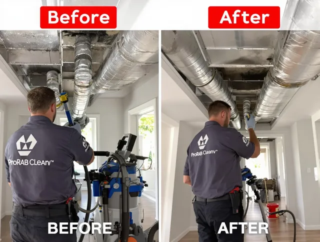 Ipswich Air Duct Cleaning expert performing thorough residential duct cleaning in a Ipswich home